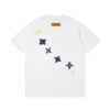 LV T-shirt White Yellow Monogram