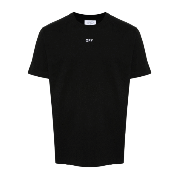 1-3.png OFF-WHT T-shirt Embroidered Logo Print Black