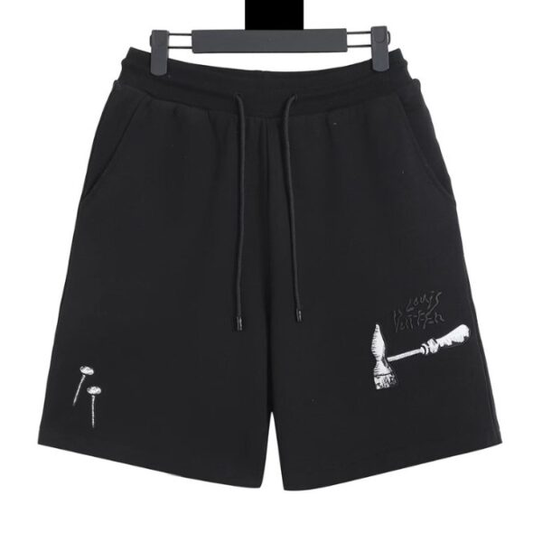 1-31.jpg LV Shorts Black Embroidered Tools