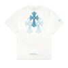 CHRM HRTS T-Shirt Triple Cross Logo White