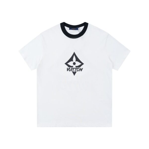 LV T-shirt White Monogram Logo