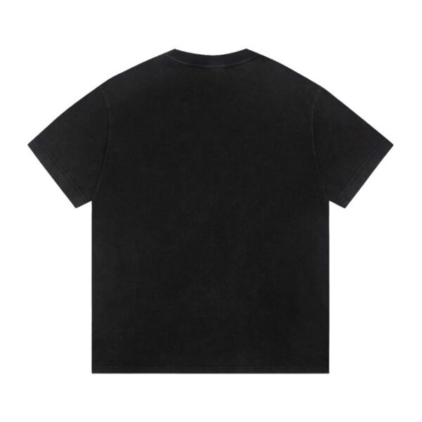 LV T-shirt Black Distressed Logo