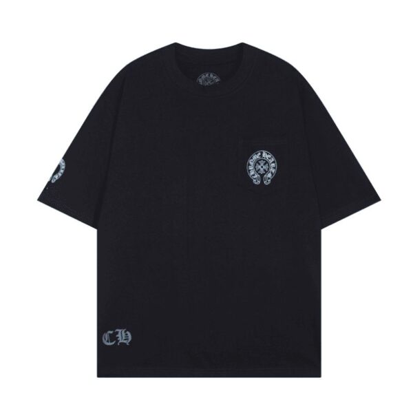CHRM HRTS T-Shirt Triple Cross Logo Black