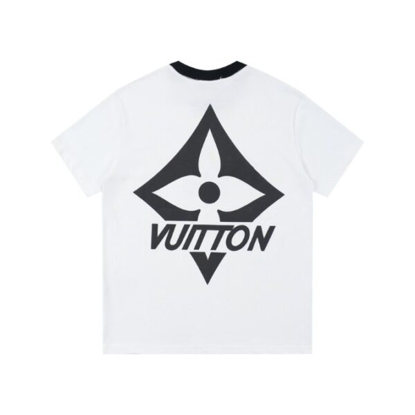 LV T-shirt White Monogram Logo