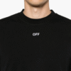 3-3.png OFF-WHT T-shirt Embroidered Logo Print Black