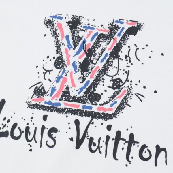 LV T-Shirt Paint-Splatter White