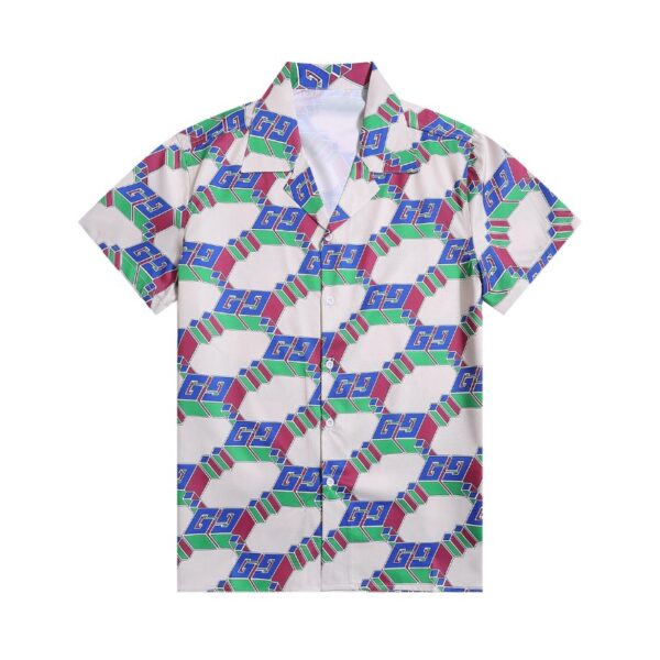 5-138-1.jpg GG T-Shirt Multicolor Pattern Short Sleeve