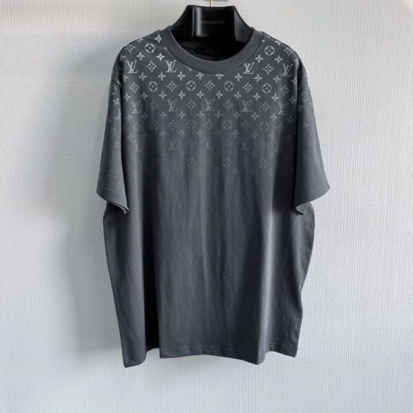 LV T-shirt Gradient Cotton Grey
