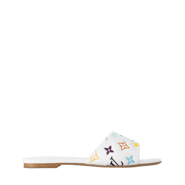 LV -TM 6AM Flat Mule White