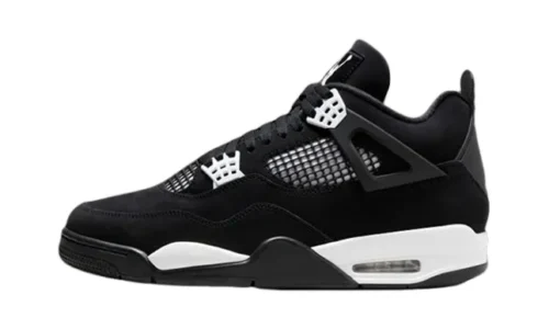 Jordan retro 4 blancas y negras