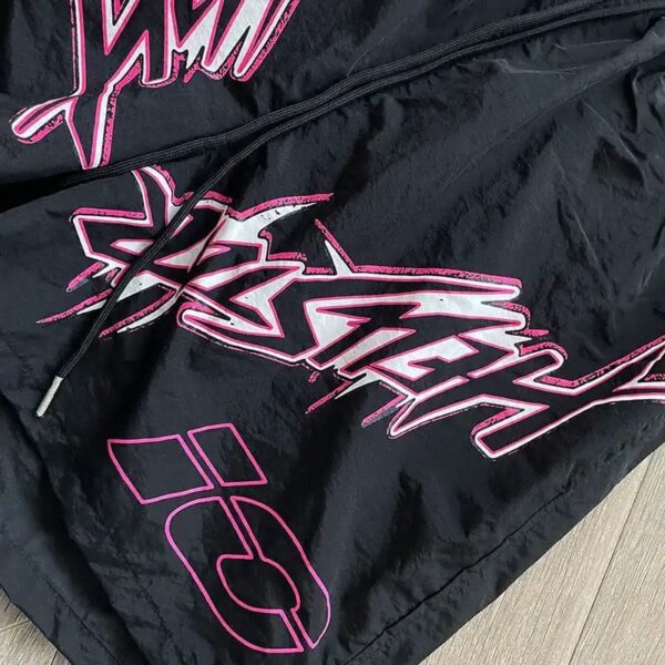 O1CN01J4rCaJ1SRnfB3Kevl_26473522_3_11zon.jpg HLSTR Waxed Nylon Athletic Shorts Black