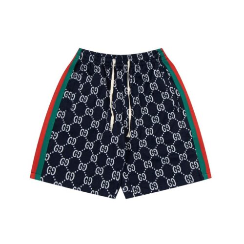 REGRG-1.jpg GG Shorts Monogram Stripe Navy