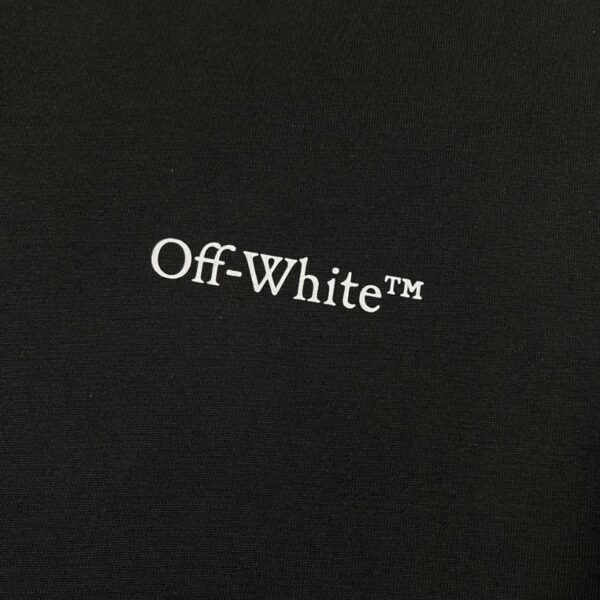 OFF-WHT T-shirt Milan Graphic Back Black Oversized