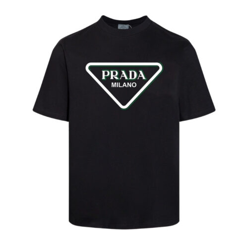 PRD T-shirt Milano Triangle Logo Black