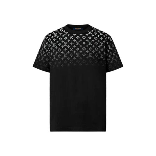 LV T-shirt Gradient Cotton Black