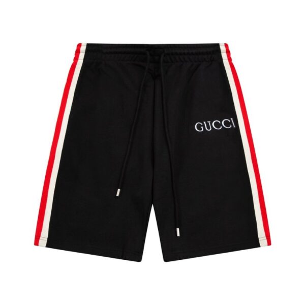 THRH-2.jpg GG Shorts Stripe Logo Black