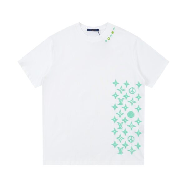 LV T-Shirt Monogram Print White