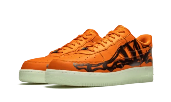 AF1 Orange Skeleton