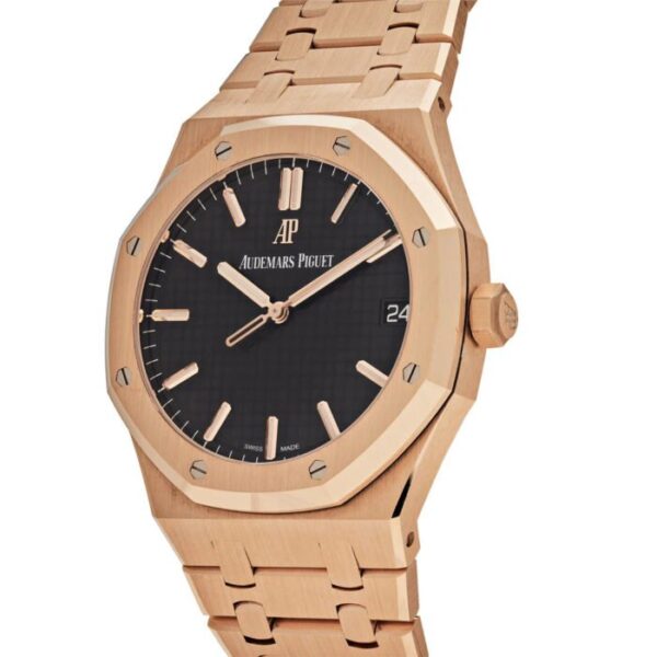 AP Royal Oak 15500OR.OO.1220OR.01 Selfwinding Rose Gold Black Dial