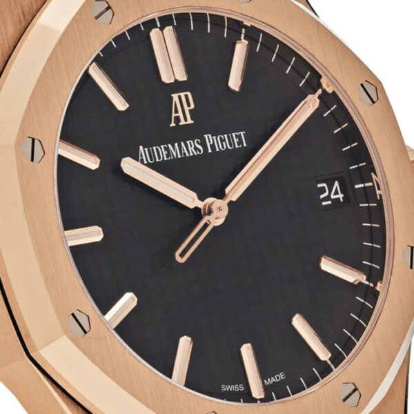 AP Royal Oak 15500OR.OO.1220OR.01 Selfwinding Rose Gold Black Dial