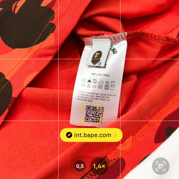 BP T-Shirt Camo Shark Red