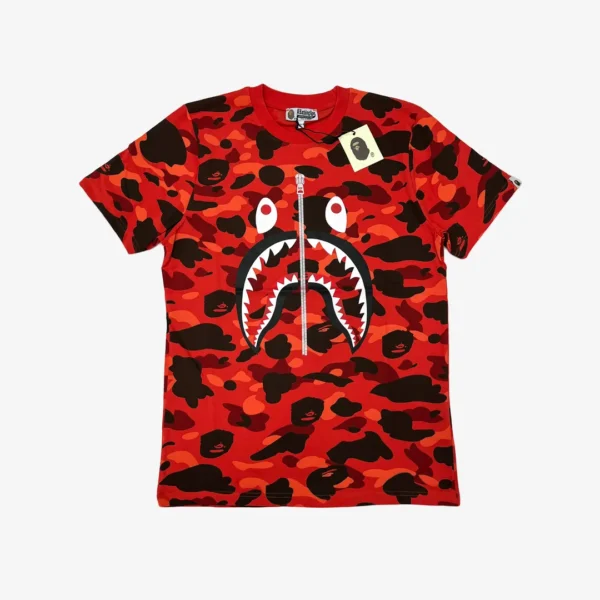 BP T-Shirt Camo Shark Red