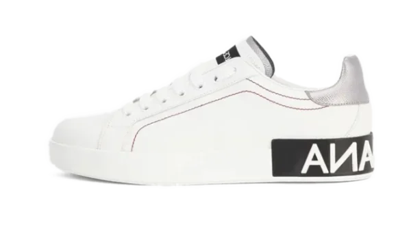 Calfskin nappa Portofino sneakers White