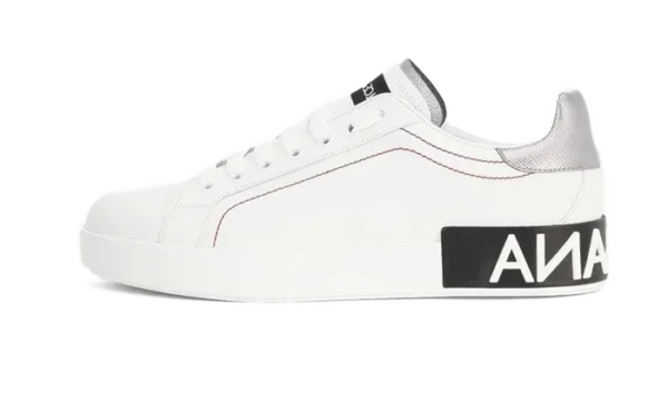 Calfskin nappa Portofino sneakers White