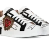 calfskin-portofino-sneakers-with-embroidery-white-2.webp Calfskin Portofino sneakers with embroidery White