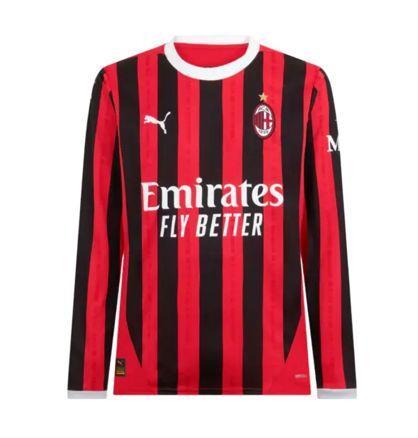 Camiseta AC Milan 24/25 1ª equipación manga larga