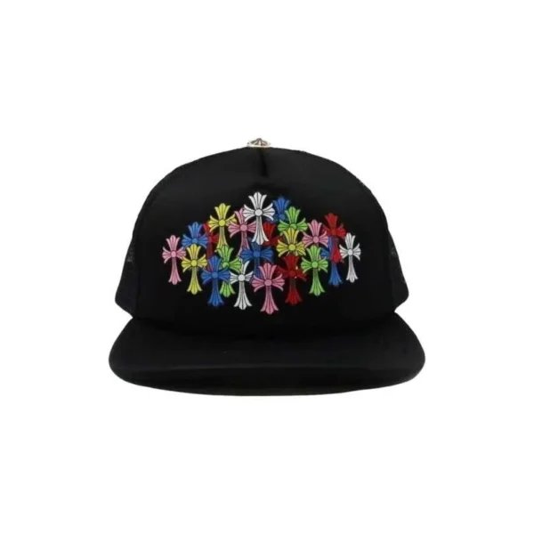 cap-chrome-hearts-multi-color-crosses-trucker-hat.webp Cap Chrome Hearts Multi Color Crosses Trucker Hat
