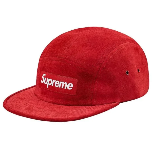 cap-supreme-suede-camp-red.webp Cap Supreme Suede Camp Red