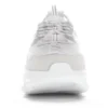 Chain Reaction White Mesh Rubber Suede