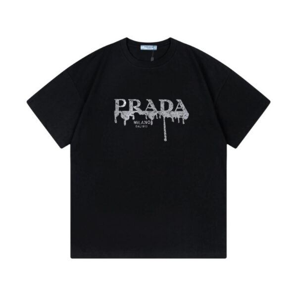 PRD T-shirt Milano Black Drip Logo