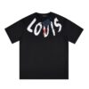 LV T-shirt Brushstroke Logo Black