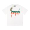 GG T-shirt Red Gradient Logo White