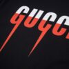 GG T-shirt Red Gradient Logo Black