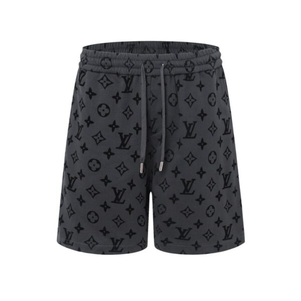 dsfvdfv-5.jpg LV Shorts Monogram Grey Black