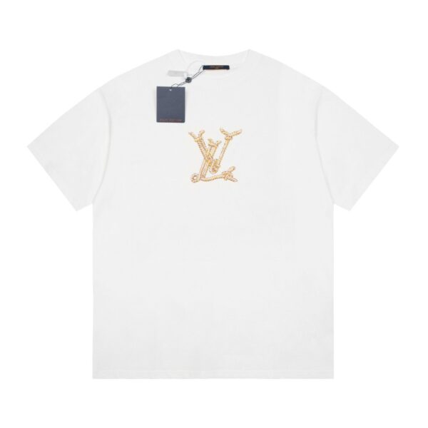 LV T-shirt Rope Logo White