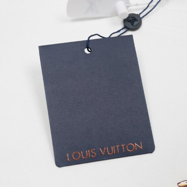 LV T-shirt Rope Logo White