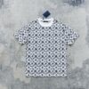 LV T-shirt Monogram White Deep Black