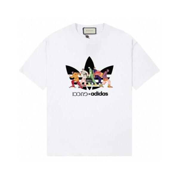 GG x Adidas T-shirt Graphic White