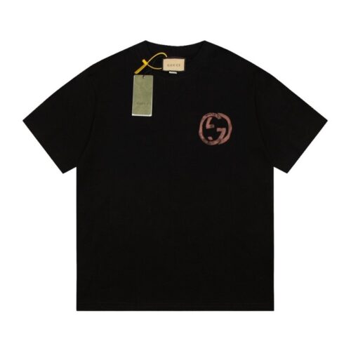 ftfjg-1.jpg GG T-shirt Distressed Logo Black