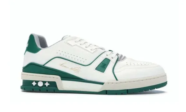 lv-trainer-sneaker-white-green.webp LV Trainer Sneaker White Green