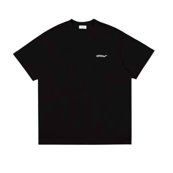 rthtrh2036-14.jpg OFF-WHT T-shirt Arrows Logo Black White