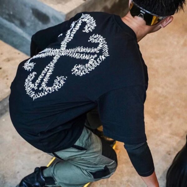 rthtrh2036-5.jpg OFF-WHT T-shirt Arrows Logo Black White