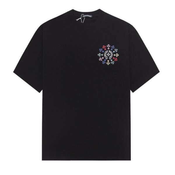 CHRM HRTS T-shirt Multicolor Cross Wreath Black