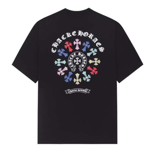 CHRM HRTS T-shirt Multicolor Cross Wreath Black