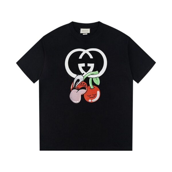 GG T-shirt Cherry Black