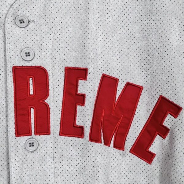 SPRM Jersey Button-Up Mesh Logo Embroidery